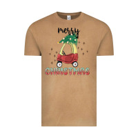 Vintage Camel merry christmas kids car Vintage Tee - MaliasSmallBusiness