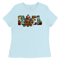 Baby Blue noel Ladies Tee - JahusDesignShop