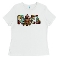 White noel Ladies Tee - JahusDesignShop