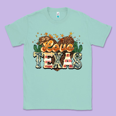 Love Texas Classic Tee Designed By Nancycooperartshop