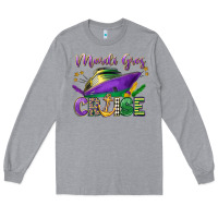 Heather Grey mardi gras cruise celebration Long Sleeve Tee - LillyAllenDesigns