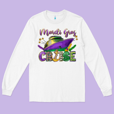 Mardi Gras Cruise Celebration Long Sleeve Tee Designed By Lillyallendesigns