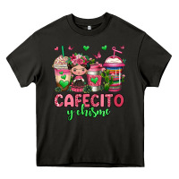 Asphalt cafecito y chisme coffee cups Heavy Core Tee - Jasminsmagicworld