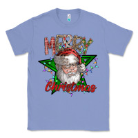 Colony Blue festive santa claus greeting Classic Tee - CowhideDigitalArt