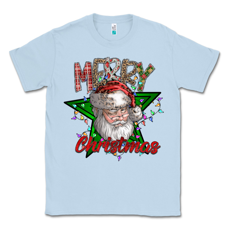 Festive Santa Claus Greeting Classic Tee by CowhideDigitalArt | Teevron