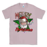 Lilac festive santa claus greeting Classic Tee - CowhideDigitalArt