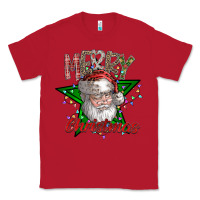 Red festive santa claus greeting Classic Tee - CowhideDigitalArt