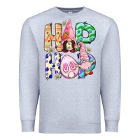 Heather Grey Hop hop Easter gnomies Easter Day Premium Sweatshirt - CowGirlArtShop