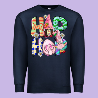 Hop Hop Easter Gnomies Easter Day Premium Sweatshirt Designed By Cowgirlartshop