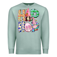 Seafoam Hop hop Easter gnomies Easter Day Premium Sweatshirt - CowGirlArtShop