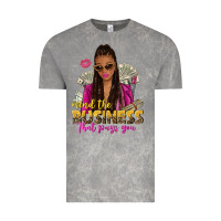 Cloud Rock mind the business that pays you afro woman Vintage Tee - NancyCooperArtShop
