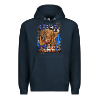 Navy oh my stars Premium Hoodie - CowGirlArtShop