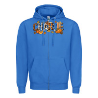 True Royal Personalized Fall Autumn Zipper Hoodie - NancyCooperArtShop