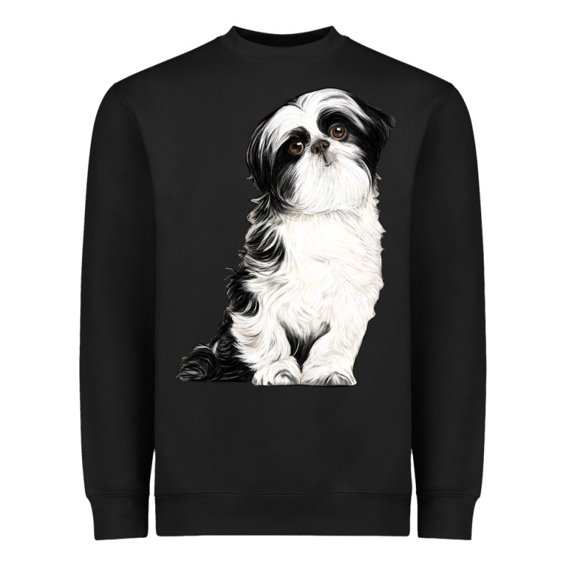 Shih Tzu Dog Heavyweight Sweatshirt by LillyAllenDesigns | Teevron