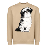 Mushroom shih tzu dog Heavyweight Sweatshirt - LillyAllenDesigns