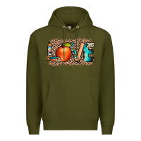 Army Green love png Premium Hoodie - JahusDesignShop