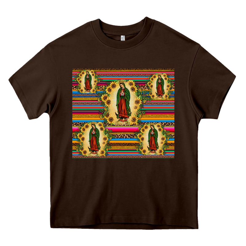 Our Lady Of Guadalupe Tumbler Heavy Core Tee by JahusDesignShop | Teevron