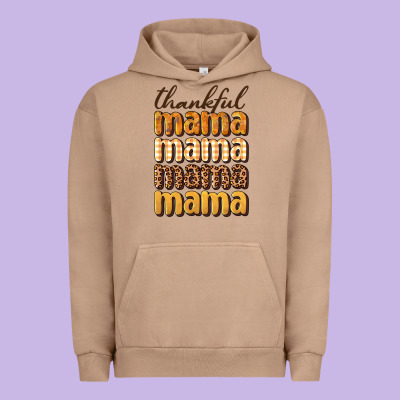 Thankful Mama Urban Hoodie Designed By Bundleandbundleshop