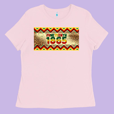 Juneteenth 1865 Leopard Licence Plate Template Ladies Tee Designed By Artiststas