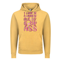 Vintage Mustard i might be a handful but so is this ass Vintage Hoodie - MaliasSmallBusiness