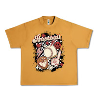 Peanut Butter checkered retro baseball Urban Heavy Tee - MaliasSmallBusiness