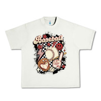 Pistachio checkered retro baseball Urban Heavy Tee - MaliasSmallBusiness