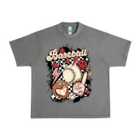 Tornado checkered retro baseball Urban Heavy Tee - MaliasSmallBusiness