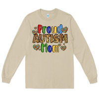 Mushroom proud autism mom design Long Sleeve Tee - LillyAllenDesigns