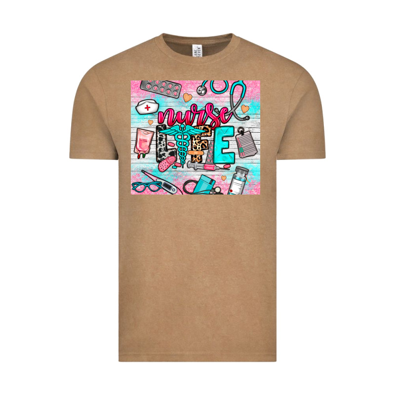 Nurse Life Vintage Tee by NancyCooperArtShop | Teevron