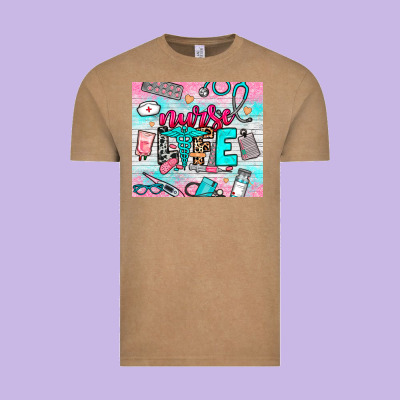 Nurse Life Vintage Tee Designed By Nancycooperartshop
