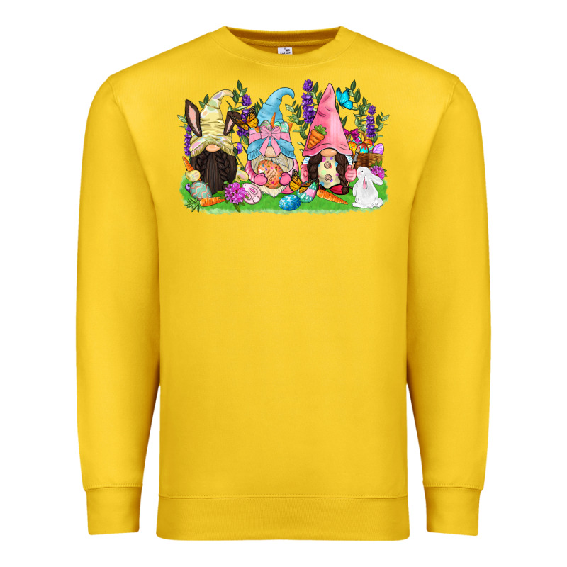Easter Gnomes Easter Day Premium Sweatshirt by CowGirlArtShop | Teevron