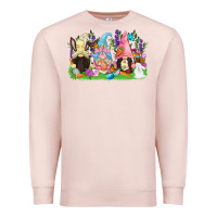 Pale Pink Easter gnomes Easter Day Premium Sweatshirt - CowGirlArtShop