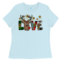 Baby Blue love christmas Ladies Tee - JahusDesignShop