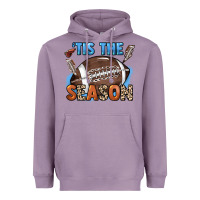 Lavender Tis the season lightning bolt Heavyweight Hoodie - HowdyJamesFarm