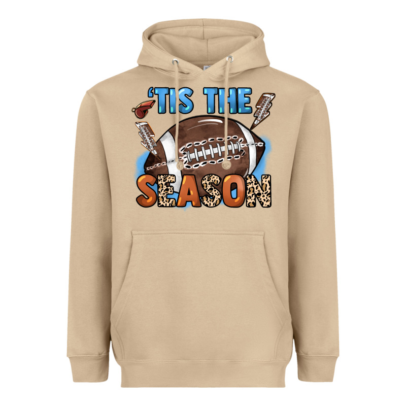 Tis The Season Lightning Bolt Heavyweight Hoodie by HowdyJamesFarm | Teevron