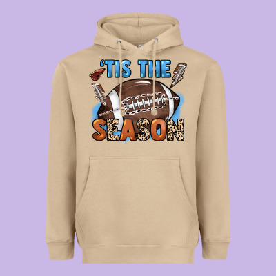 Tis The Season Lightning Bolt Heavyweight Hoodie Designed By Howdyjamesfarm