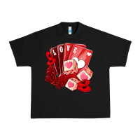 Black valentines day feeling lucky Urban Heavy Tee - NancyCooperArtShop