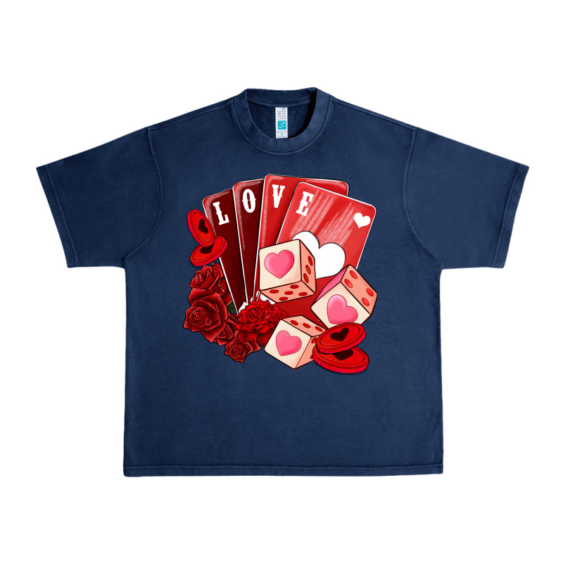 Valentines Day Feeling Lucky Urban Heavy Tee by NancyCooperArtShop | Teevron