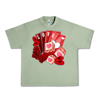 Oil Green valentines day feeling lucky Urban Heavy Tee - NancyCooperArtShop