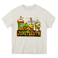 Cream juneteenth afro coffee cups Heavy Core Tee - Jasminsmagicworld