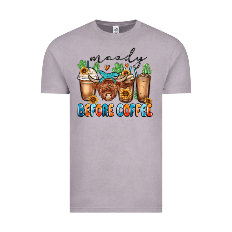 Moody Before Coffee Vintage Tee by MaliasSmallBusiness | Teevron