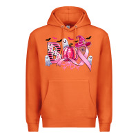 Carrot boo pink pumpkin witch breast cancer Premium Hoodie - CowGirlArtShop