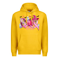 Lemon boo pink pumpkin witch breast cancer Premium Hoodie - CowGirlArtShop