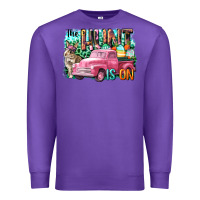 Purple The hunt is on Easter Day Premium Sweatshirt - CowGirlArtShop