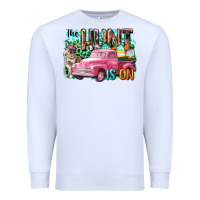 White The hunt is on Easter Day Premium Sweatshirt - CowGirlArtShop