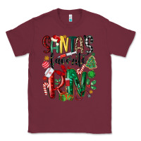 Burgundy santas favorite registered nurse Classic Tee - MaliasSmallBusiness