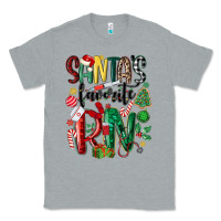 Heather Grey santas favorite registered nurse Classic Tee - MaliasSmallBusiness