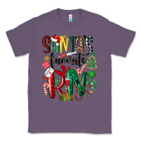 Lavender santas favorite registered nurse Classic Tee - MaliasSmallBusiness