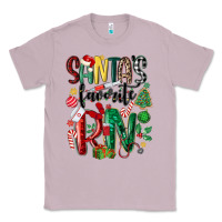 Lilac santas favorite registered nurse Classic Tee - MaliasSmallBusiness