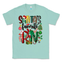 Seafoam santas favorite registered nurse Classic Tee - MaliasSmallBusiness